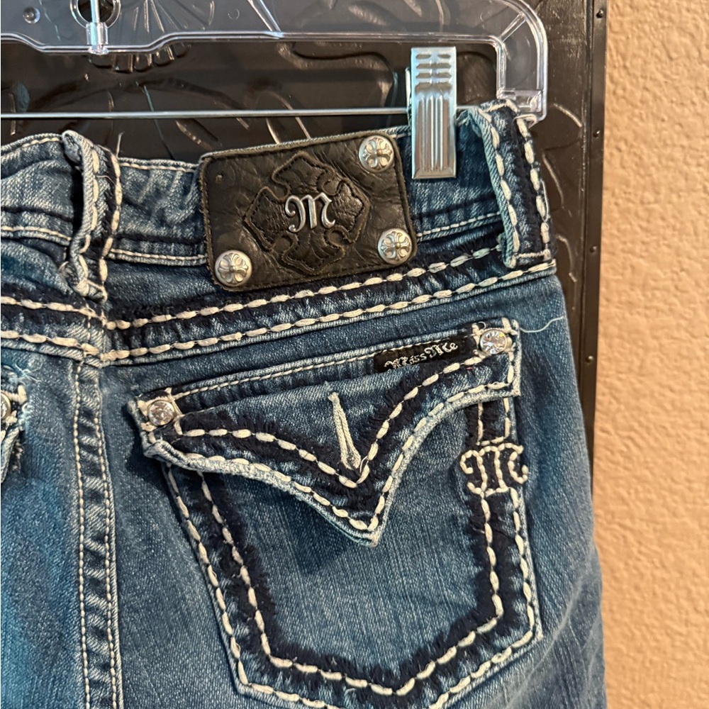 Miss Me Bootcut Jeans with Embellished Pockets
